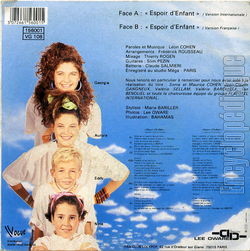 [Pochette de Espoir d’enfant (LOLYPOP) - verso]