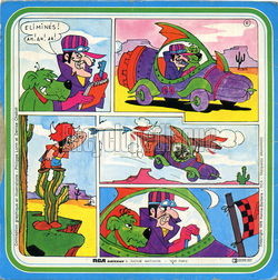 [Pochette de Les fous du volant "Un indien sur sa rserve" (T.V. (Tlvision)) - verso]