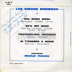 [Pochette de Zou bizou bizou (Les SOEURS BORDEAU) - verso]