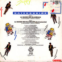 [Pochette de La danse des blaireaux (Boris BATCHOURINE) - verso]