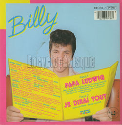 [Pochette de Papa Ludwig (BILLY) - verso]