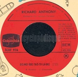 [Pochette de Le Monde (Il mondo) (Richard ANTHONY) - verso]