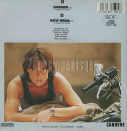 [Pochette de Le bourlingueur (Christophe DEROMEDI) - verso]