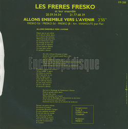 [Pochette de Allons ensemble vers l’avenir (Les FRERES FRESKO) - verso]