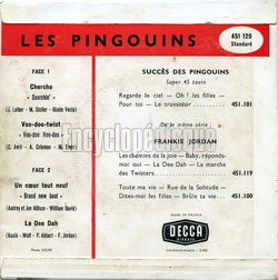 [Pochette de Cherche ! (Les PINGOUINS) - verso]
