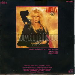 [Pochette de One shot lover (Sylvie VARTAN) - verso]