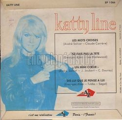 [Pochette de Les mots croiss (Katty LINE) - verso]