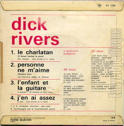 [Pochette de Le charlatan (Dick RIVERS) - verso]