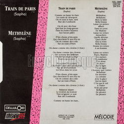 [Pochette de Train de Paris / Mthylne (SAPHO) - verso]