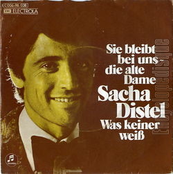 [Pochette de Sie bleibt bei uns ( La vieille dame ) (Sacha DISTEL)]