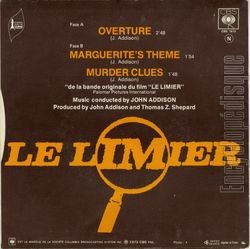 [Pochette de Le limier (B.O.F.  Films ) - verso]