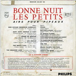 [Pochette de Bonne nuit les petits "Airs pour pipeaux" (T.V. (Tlvision)) - verso]