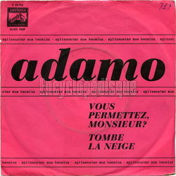 [Pochette de Vous permettez monsieur ? (Salvatore ADAMO)]