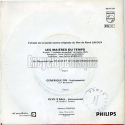 [Pochette de Les maitres du temps (B.O.F.  Films ) - verso]
