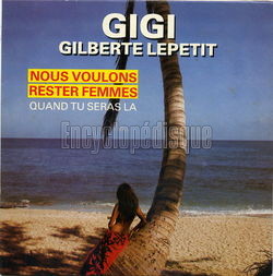 [Pochette de Nous voulons rester femmes (GIGI (Gilberte Lepetit))]