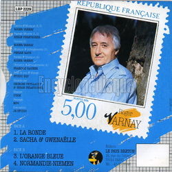 [Pochette de De la terre aux toiles (Roger VARNAY) - verso]