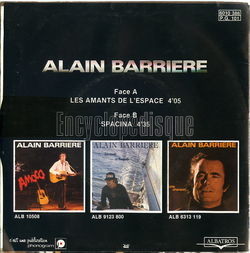 [Pochette de Les amants de l’espace (Alain BARRIRE) - verso]