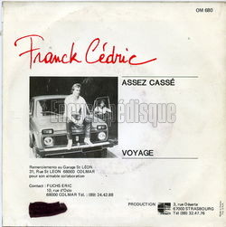 [Pochette de Assez cass (Franck CDRIC) - verso]