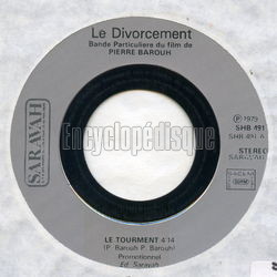 [Pochette de Le divorcement (B.O.F.  Films )]