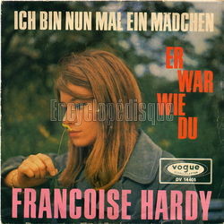 [Pochette de Ich bin nun mal ein Madchen (Franoise HARDY)]