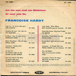 [Pochette de Ich bin nun mal ein Madchen (Franoise HARDY) - verso]