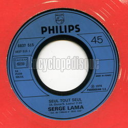 [Pochette de Seul tout seul (Serge LAMA)]