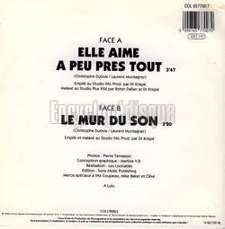 [Pochette de Elle aime  peu prs tout (LOONATIKS) - verso]