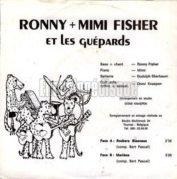 [Pochette de Rockers biseness (Ronny + Mimi FISHER et LES GUPARDS) - verso]