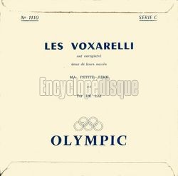 [Pochette de Ma petite rime (Les VOX ARELLI) - verso]