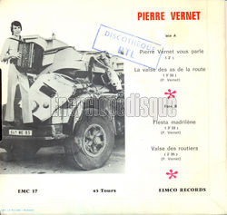 [Pochette de Joue pour vous (Pierre VERNET) - verso]