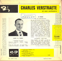 [Pochette de La valse des canaris (Charles VERSTRAETE) - verso]