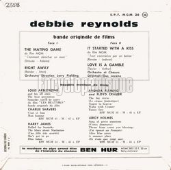 [Pochette de Comment dnicher un mari / Tout commence par un baiser (B.O.F.  Films ) - verso]