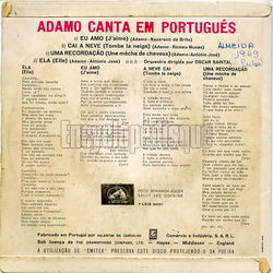 [Pochette de Adamo canta em portugues (Salvatore ADAMO) - verso]