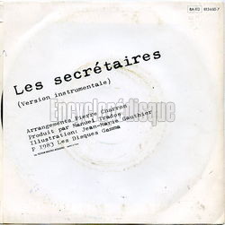 [Pochette de Les secrtaires (Pierre ALEXANDRE) - verso]
