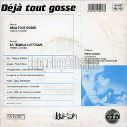 [Pochette de Dj tout gosse (Patrick GESTDE) - verso]
