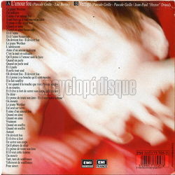 [Pochette de L’amour fou (LOU) - verso]
