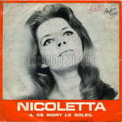 [Pochette de Il est mort le soleil (Portugal) (NICOLETTA)]