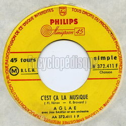 [Pochette de C’est a la musique (AGLA)]