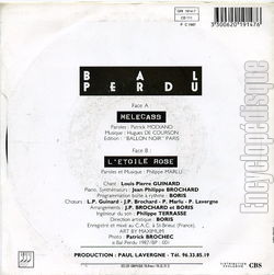 [Pochette de Mlcass (BAL PERDU) - verso]