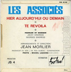 [Pochette de Hier, aujourd’hui ou demain (Les ASSOCIS) - verso]