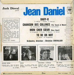 [Pochette de Mon cher cœur (Jean DANIEL) - verso]