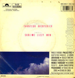 [Pochette de Chanteur aventurier (Philas FOGG) - verso]