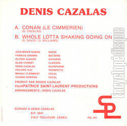 [Pochette de Conan (Le Cimmerien) (Denis CAZALAS) - verso]