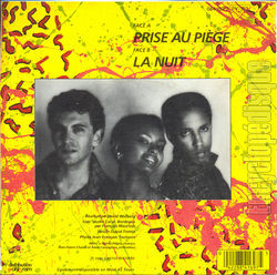 [Pochette de Prise au pige (DIVA) - verso]