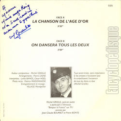 [Pochette de La chanson de l’ge d’or (Lolita BANOS et Csar NOL) - verso]