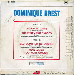 [Pochette de Bonsoir dame (Dominique BREST) - verso]