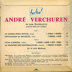 [Pochette de Le tango nous invite (Andr VERCHUREN) - verso]