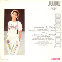 [Pochette de Amoureuse de Mozart (SIMONA) - verso]