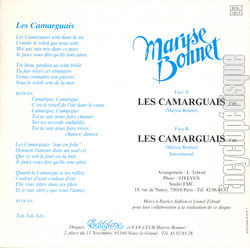 [Pochette de Les Camarguais (Maryse BONNET) - verso]