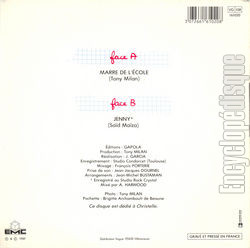 [Pochette de Marre de l’cole (SONIA (3)) - verso]